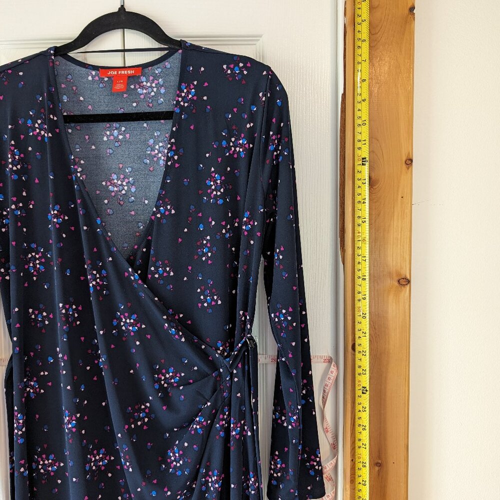 Long sleeved floral burst dress Joe Fresh XL